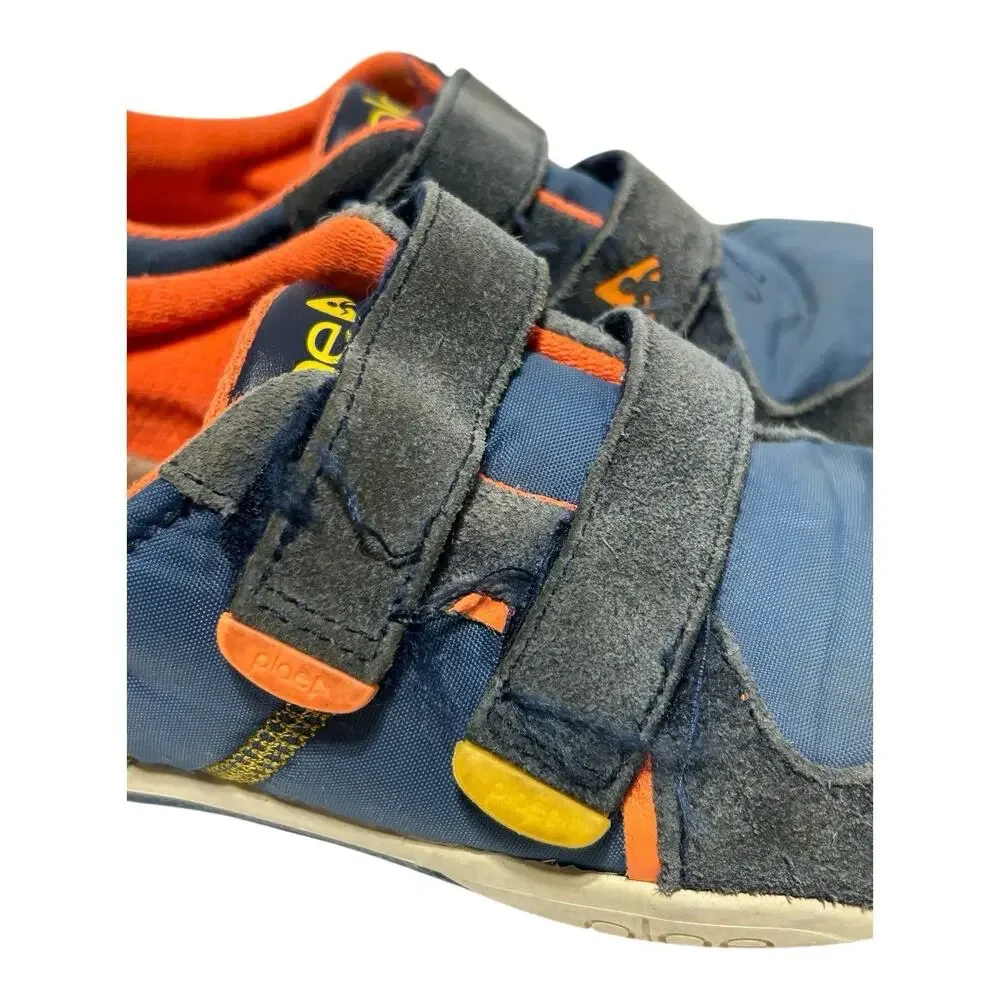 Plae Ty Sneakers Kids Size 11.5 Boys Girls Blue Orange